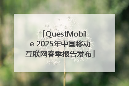 QuestMobile 2025年中国移动互联网春季报告发布